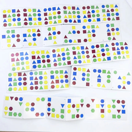 DIY Montessori Puzzle – Geometric Shape & Color Matching Game for Children