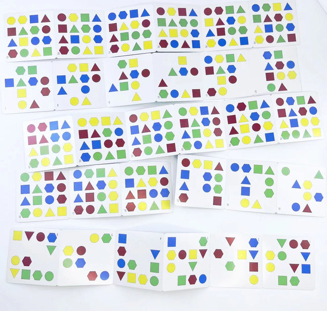 DIY Montessori Puzzle – Geometric Shape & Color Matching Game for Children