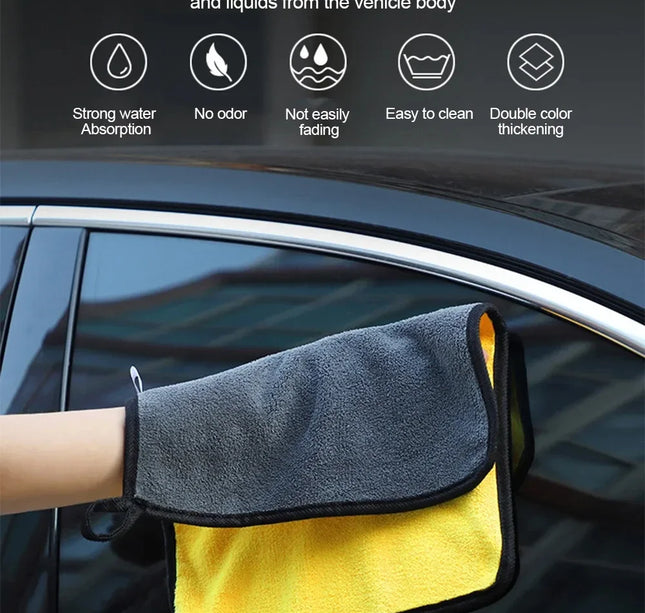 Car Cleaning Microfiber Towel – Soft Drying & Care Cloth for Detailing (30x30/60cm)