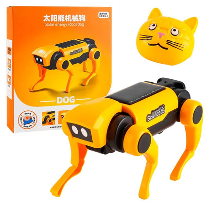 Solar Powered Robot Dog Kit – DIY STEM Science Experiment Toy for Kids Educational Christmas Gift