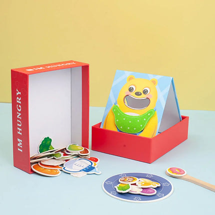 Montessori Brush Teeth Simulation Toy – Parent-Child Educational Puzzle Game for Kids Fine Motor Skills