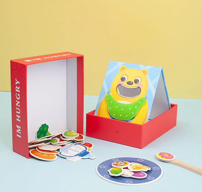 Montessori Brush Teeth Simulation Toy – Parent-Child Educational Puzzle Game for Kids Fine Motor Skills