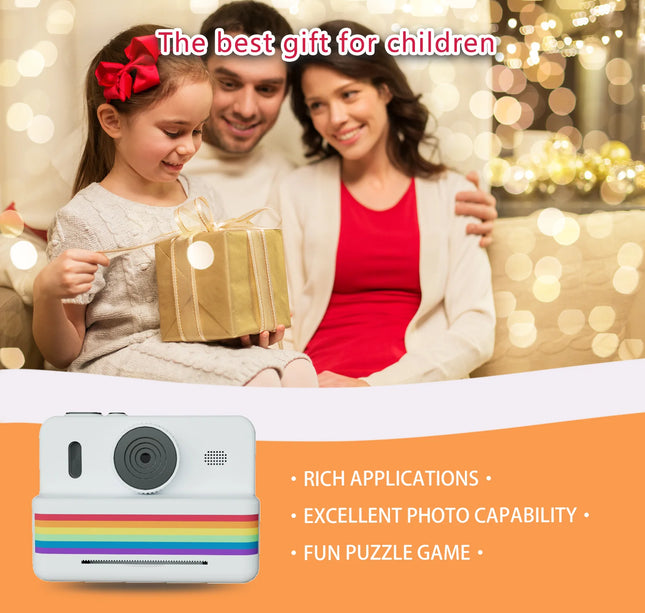 Digital Children Camera For Photography Mini Printer Portable Thermal Instant Print Photo Kids Camera 2.8inch HD Video Toy Gifts