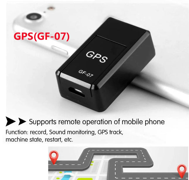 GF07 Magnetic GPS Tracker – Real-Time Mini Locator Device for Cars, Vehicles & Pet Tracking