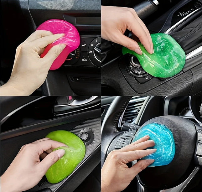 Car & Keyboard Cleaning Gel – Magic Dust Remover Pad for Auto & Home Use