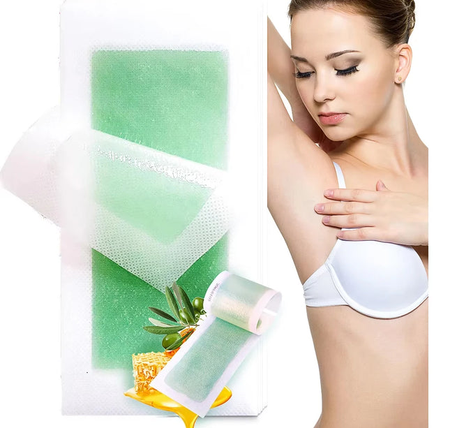 10/20/30/50/100 Pcs Depilatory Wax Strips Hair Removal Wax Paper Cold Wax Strips Paper For Face Neck Arm Leg Body Beauty Tools