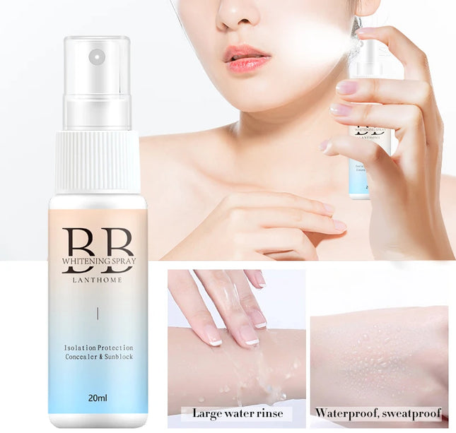 BB Whitening Spray Skin Brightening Moisturizing BB Cream Face Foundation Nourishing Skin Care Beauty Cosmetics
