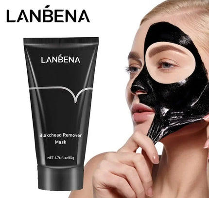 LANBENA Remove Blackhead Mask Shrinking Pore Deep Cleaning Mask Improve Rough Skin Acne Treatment Skin Brighteing Care Beauty