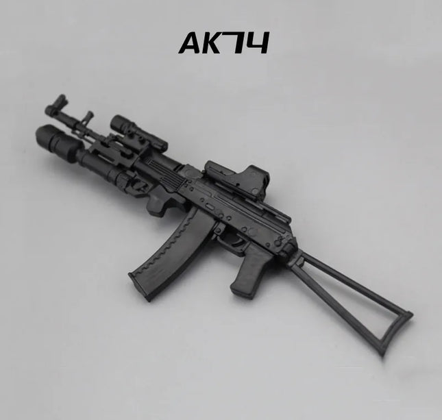 1/6 Scale Soldier Weapon Model Set – MP40, HK416, AK47 Puzzle Assembly Military Educational Toys