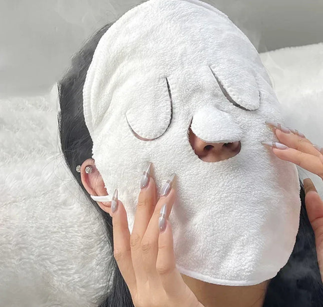 Warm compress towel Cold compress face compress face towel Double thickness beauty salon Beauty hair towel skin care