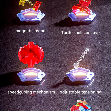 [Picube] DianSheng Galaxy Petaminx 9x9x9 Magnetic 9x9 Megaminx Magic Cube Stickerless Dodecahedron Profession Speed Puzzle
