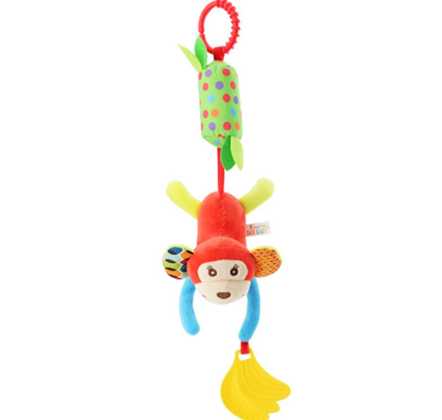 Baby Crib Hanging Rattles Toys Car Seat Toy Soft Mobiles Stroller Crib Cot Spiral Toy Pram Hanging Dolls for Babies Newborn Gift
