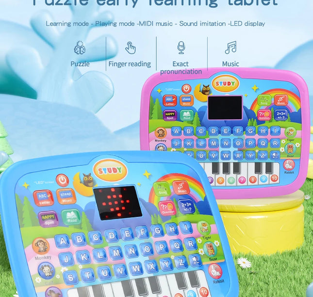 Educational Learning Machine Toys, Electronic Study Game for 3+ Year Old's Girls Boys Gift Birthday Presents Child Kids Computer
