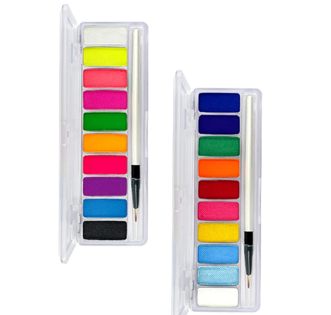 10 Colors Glow Fluorescent Neon Oil Face Body Art Paint UV Glow Oil Painting Halloween Party Fancy Dress Beauty Makeup Cosmetics