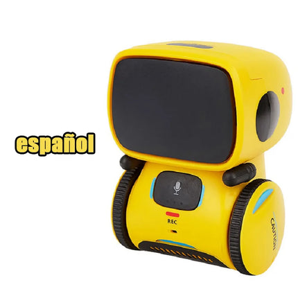 Intelligent RC Robot Toy – Interactive Voice & Touch Control with Russian, English & Spanish Versions for Educational Play