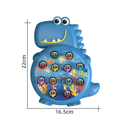 Magnetic Dinosaur Fishing Game – Montessori Toy with Rod for Toddlers & Kids
