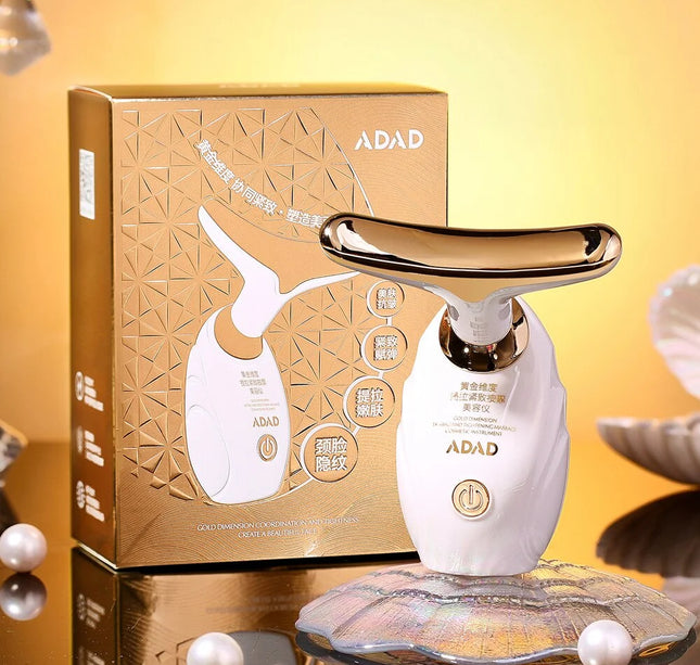 3 In 1 Face Massager Neck Facial Eye Massage Introducer Microcurrent Skin Rejuvenation Anti Aging Beauty Device BEAUTY TOOLS
