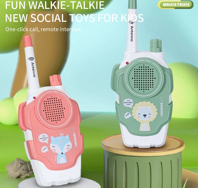 Cartoon Walkie-Talkie Toy – Cute Mobile Intercom for Kids Parent-Child Play & Educational Gift
