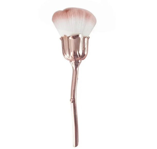 Flower Rose Nail Art Brush Remove Nail Dust Brushes Acrylic UV Gel Polish Powder Cleaning Tool Beauty Makeup Brushes