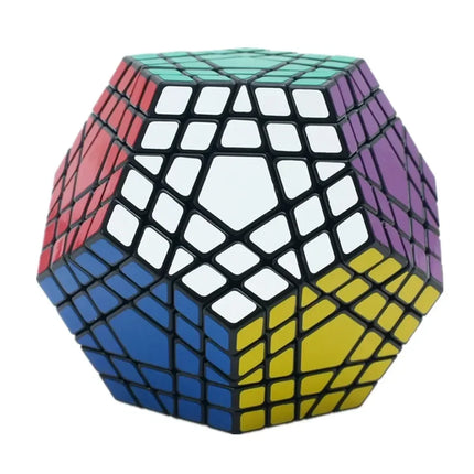 [Picube] SengSo 5x5 Megaminx 5x5x5 Gigaminx Magic Cube Black Base Mega Professional Cubo Magico Learning Educational Toys
