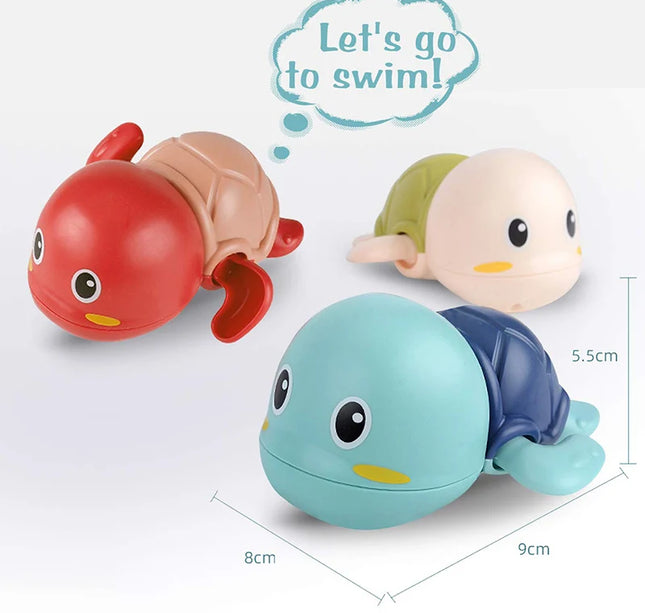 Baby Bath Toys – Wind-Up Swimming Animals for Kids Bathtub & Shower Play