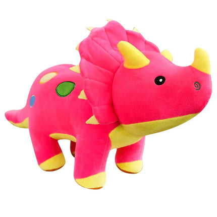 Big Dinosaur Plush Toy – Soft Triceratops & Stegosaurus Stuffed Dolls for Kids Birthday Gifts