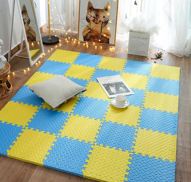 EVA Foam Baby Play Mat – 8–16pcs Puzzle Floor Carpet for Kids 30x1cm