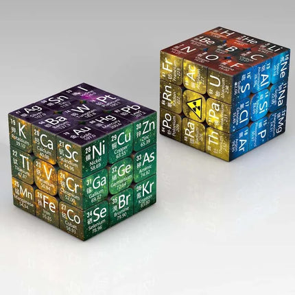 3x3x3 Magic Cube Puzzle Math Chemistry Element Magic Cube Children's Gifts Educational Toys