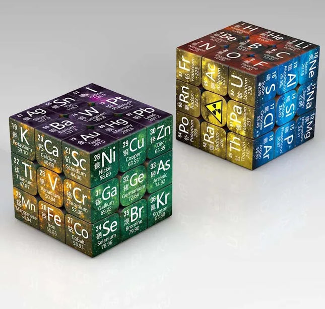3x3x3 Magic Cube Puzzle Math Chemistry Element Magic Cube Children's Gifts Educational Toys
