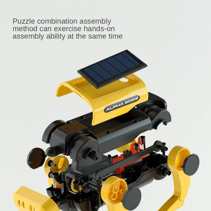 Solar Powered Robot Dog Kit – DIY STEM Science Experiment Toy for Kids Educational Christmas Gift