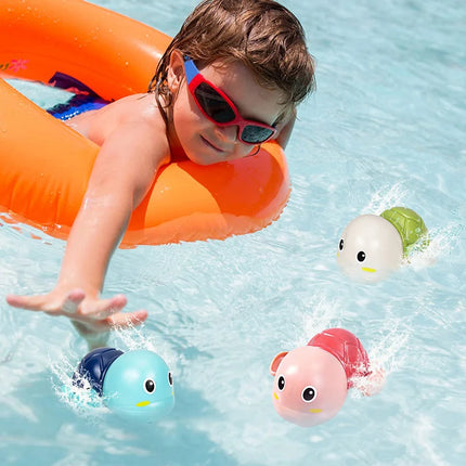 Baby Bath Toys – Wind-Up Swimming Animals for Kids Bathtub & Shower Play