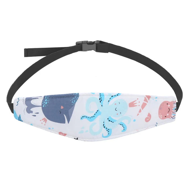 Adjustable Baby Head Support Belt – Car Seat & Stroller Sleep Positioner for Boys & Girls