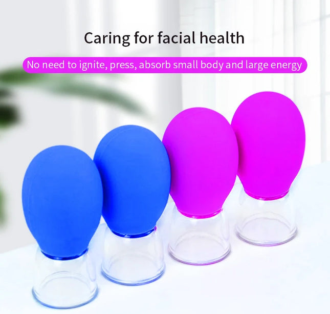 1/5/10pcs Silicone Cupping Set – Vacuum Massage Cups for Face, Body, Neck & Anti-Aging Cellulite Care