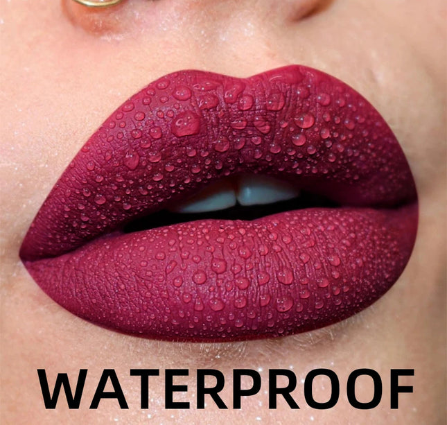 19 colors Matte Velvet Lip Gloss Waterproof Liquid Lipstick Nude Black Lips tint Makeup Lip Glaze Cosmetics Red Lip Stain Beauty