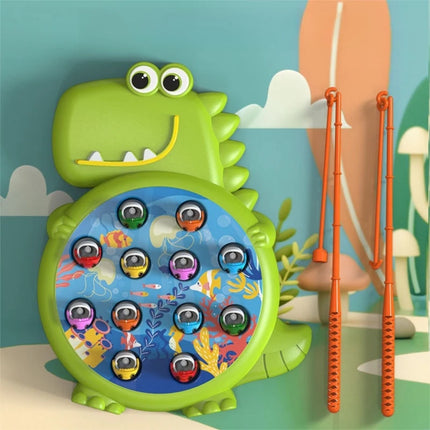 Magnetic Dinosaur Fishing Game – Montessori Toy with Rod for Toddlers & Kids