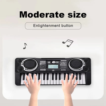 37-Key Electronic Piano Keyboard – Portable Musical Instrument Educational Toy for Kids Christmas & Birthday Gift