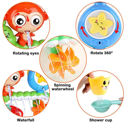 Monkey Shower Bath Toy – Cute Sprinkler Toy for Baby & Toddler Fun