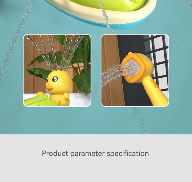 Automatic Water Spray Duck Toy – Sensory Bath Gift for Toddlers & Babies