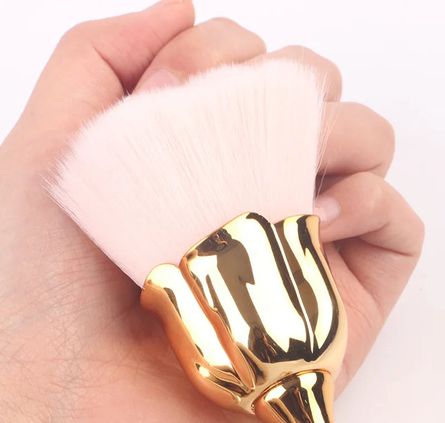 Flower Rose Nail Art Brush Remove Nail Dust Brushes Acrylic UV Gel Polish Powder Cleaning Tool Beauty Makeup Brushes