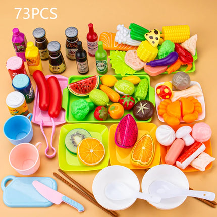 Kids Pretend Kitchen Playset – Simulation BBQ & Cooking Toys for Girls Educational Play House Fun