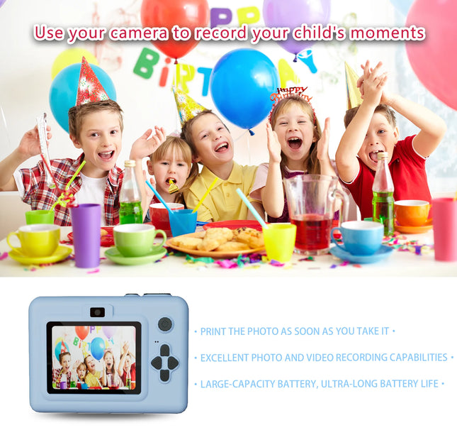 Digital Children Camera For Photography Mini Printer Portable Thermal Instant Print Photo Kids Camera 2.8inch HD Video Toy Gifts