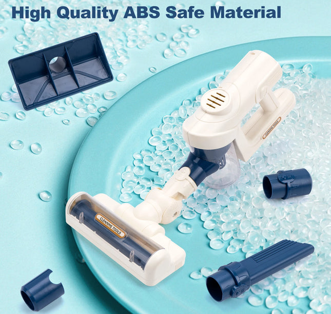 Electric Mini Vacuum With Light and Music Cleaner Simulation Housework Dust Catcher Educational Pretend Play Toys for Kids Gifts