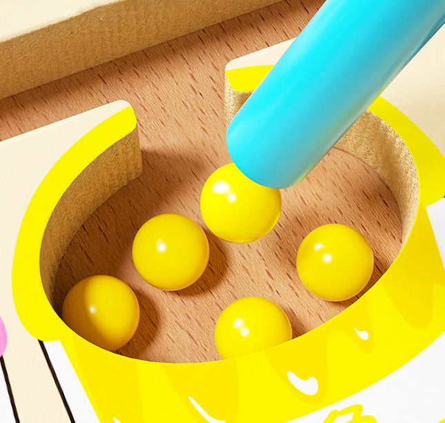 Montessori Magnetic Maze Game – Color Sorting & Fine Motor Training Toy with Pen Control for Kids Sensory Play