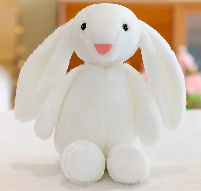 Cute Bunny Rabbit Plush Toy – Long Ear Soft Stuffed Animal Doll for Girls, Kids & Baby Birthday Gifts
