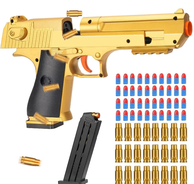 Toy Guns Ball Blaster With Soft Bullets Toys Foam Blaster Shooting Games Education Toy Model For 6,7,8,9,14+ Kids