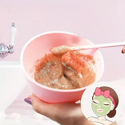 Face Mask Mixing Bowl Set Facial Skin Care Tools Kit Silicone Mask Brush Facial Applicator Spatula Measure Spoon Beauty Supplies