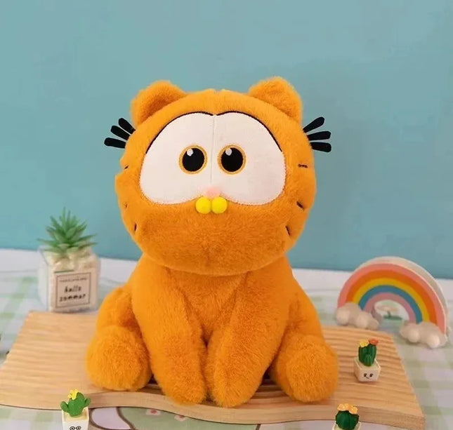 25CM Garfield Stuffed Plush Doll Kawaii Plushie Toy Cartoon Anime Cat Plush Decoration Gift