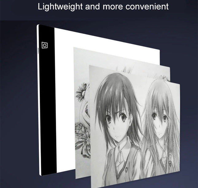 Led Drawing Copy Pad 3 Level Dimmable Board Table Animation Painting Educational Toys Gift Adjustable Light Notepad For Children