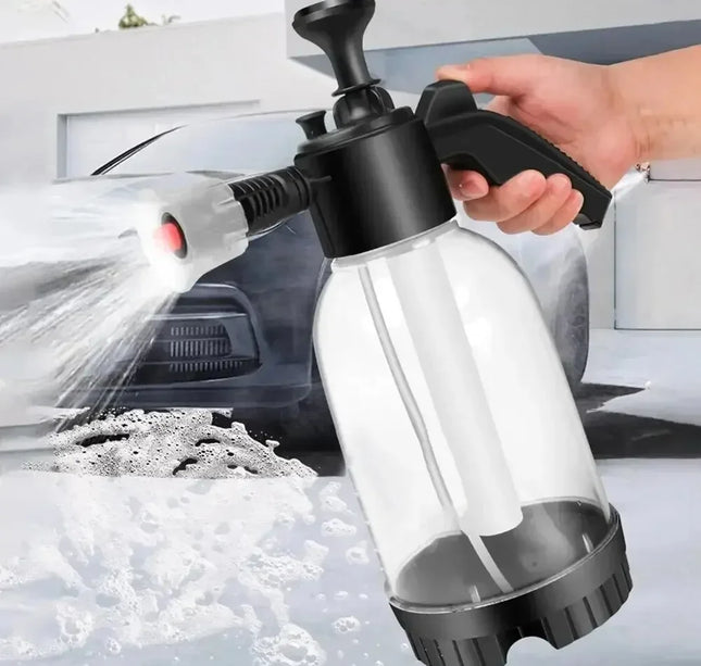 Pneumatic Foam Spray Bottle – Handheld Car Wash & Multi-Surface Cleaning Tool