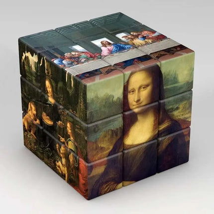 3x3x3 Magic Cube Planets Astronauts Famous Paintings Celebrity Art Magic Cube Children's Puzzle Magic Cube Toys Gifts
